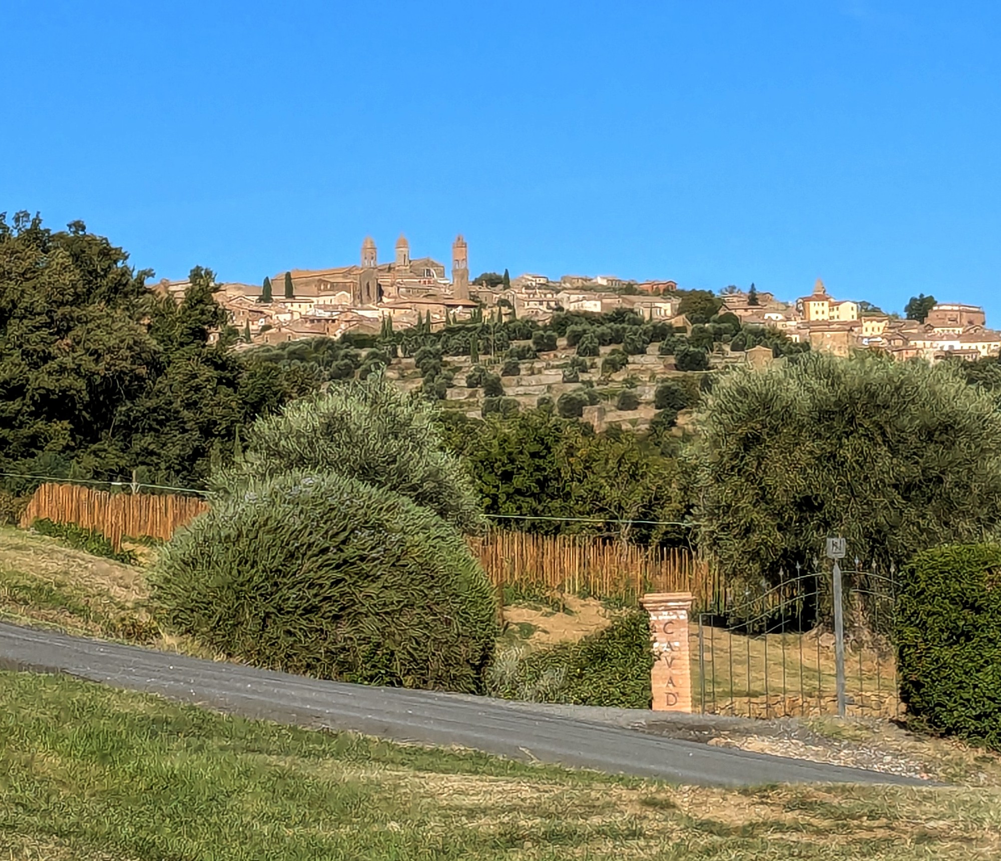 Florence Cycling to Montalcino