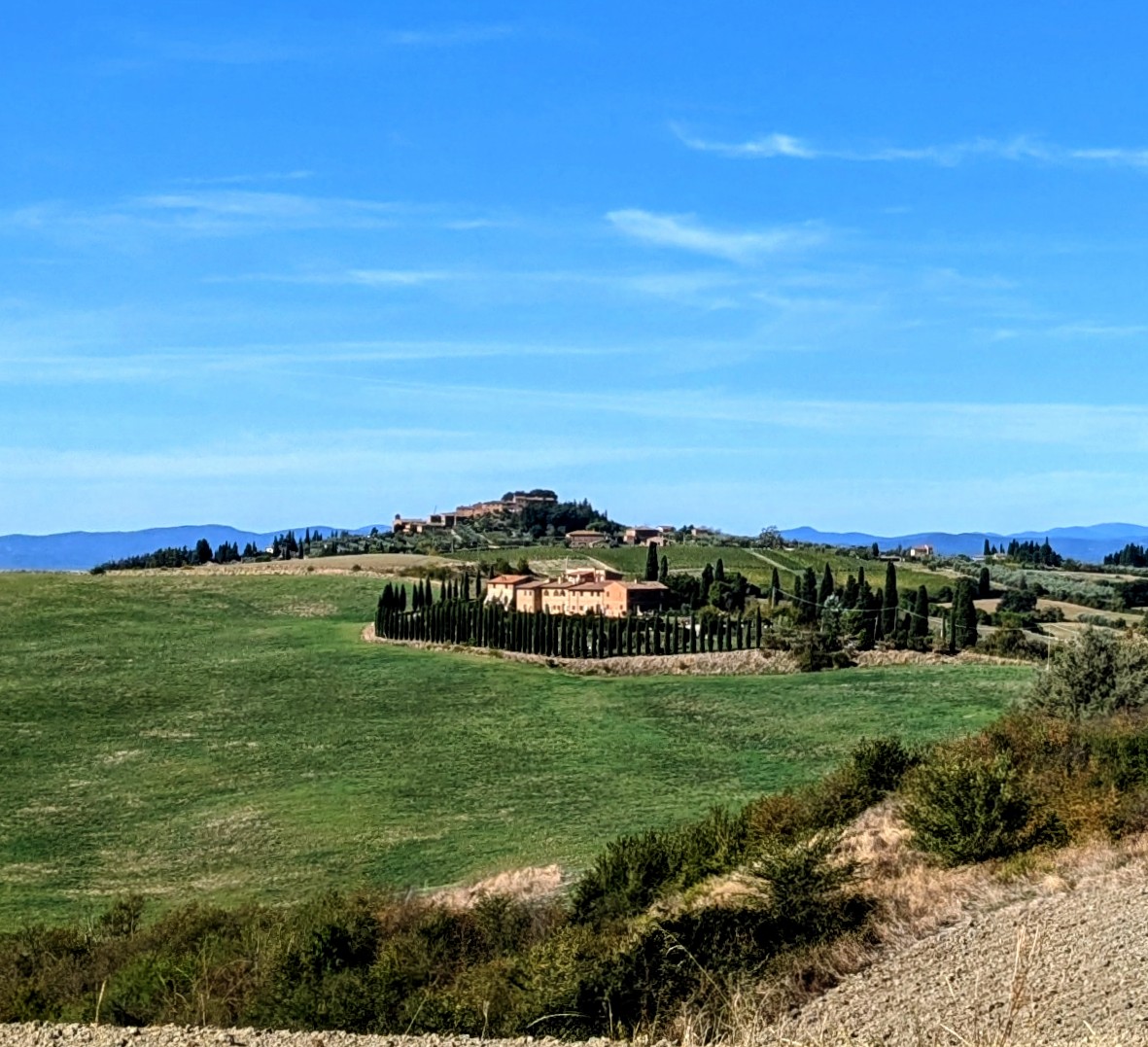 Florence Cycling to Montalcino