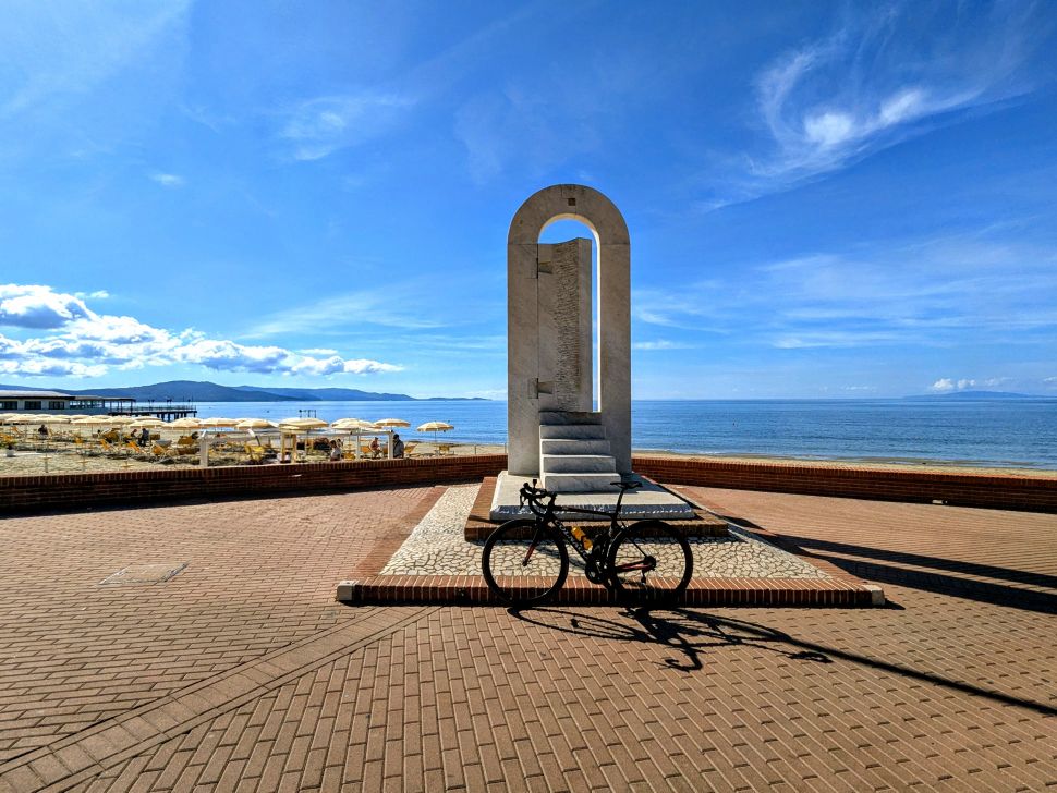 Florence Cycling towards Follonica